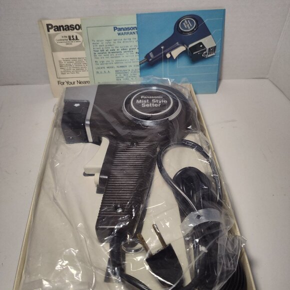 Panasonic EH685 Mist Style Setter Hair Dryer Blue Compact New Open Box Vintage - Picture 6 of 6